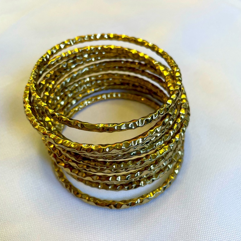 SEQUIN NY Gold Stackable Bracelets